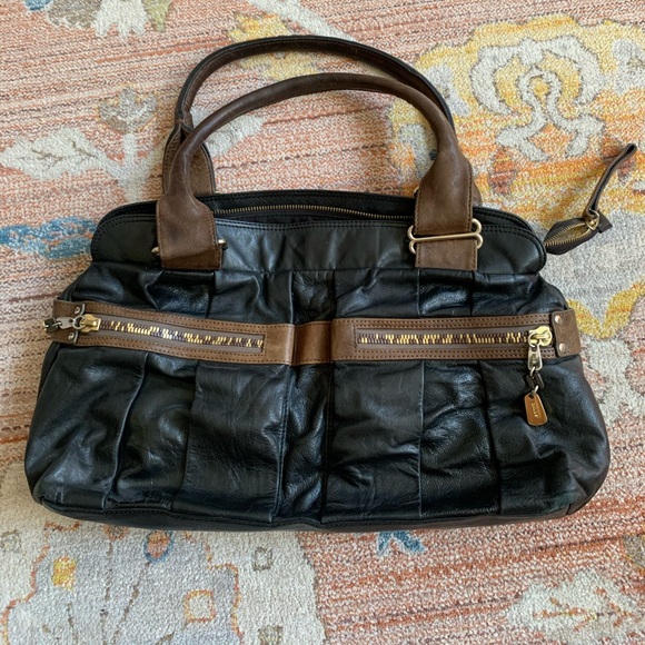 VTG See by Chloe Handbag Brown and Black Daytripper Shoulder Bag - Picture 1 of 6